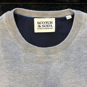 Scotch & Soda Classic Grey Crewneck Sweater